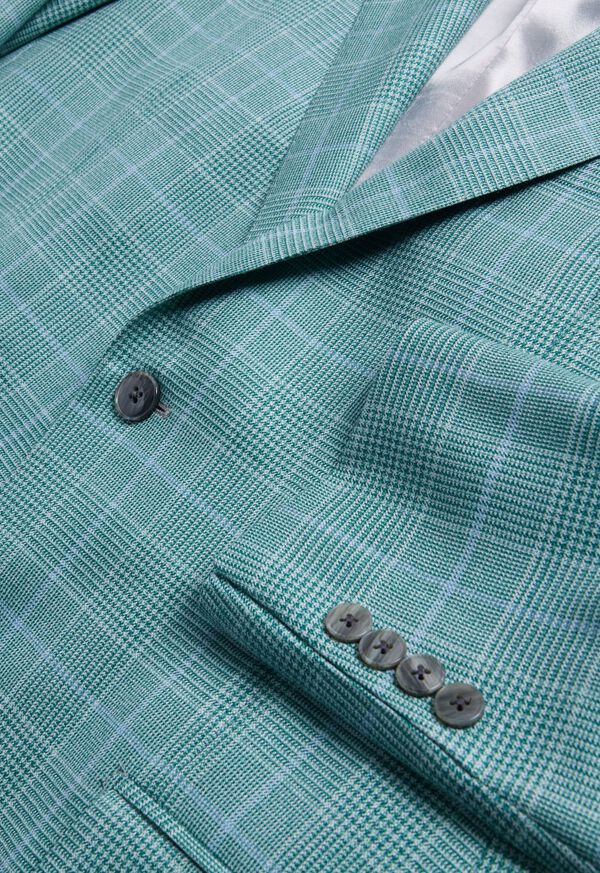 Paul Stuart Cashmere Plaid Green | AU_PAUL65994