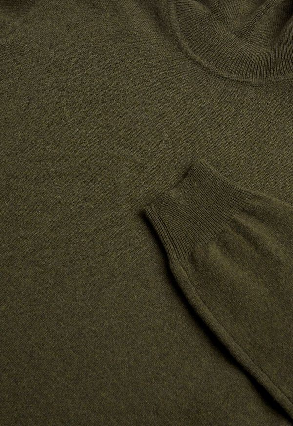 Paul Stuart Cashmere Turtleneck Olive | AU_PAUL75428