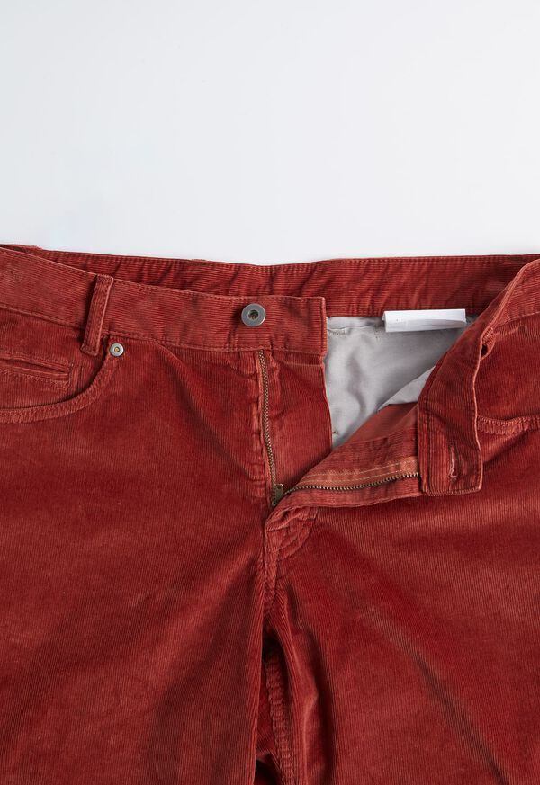 Paul Stuart Classic Five-Pocket Corduroy Red | AU_PAUL95433