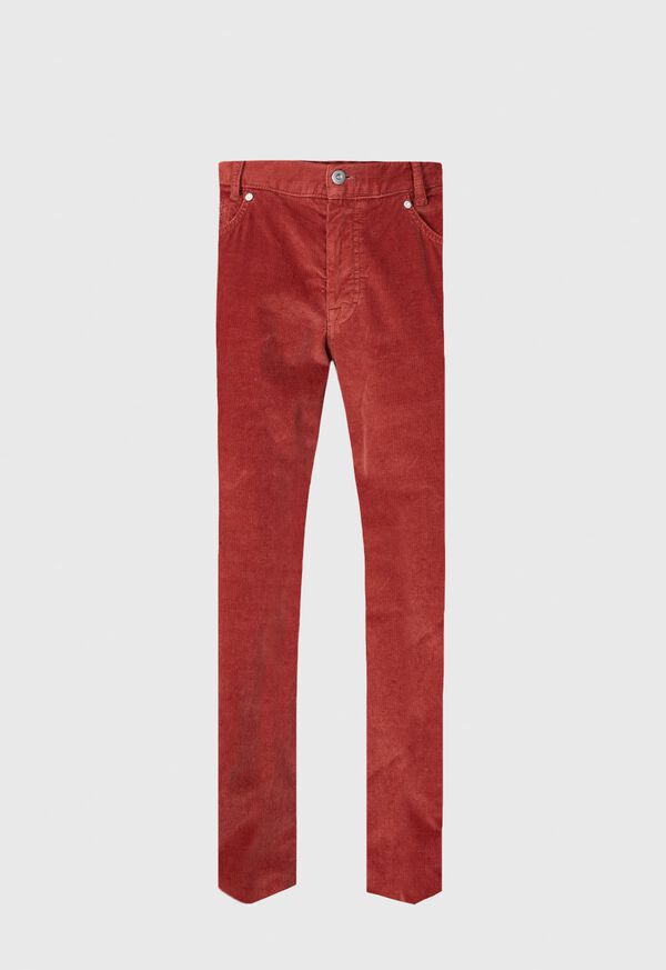 Paul Stuart Classic Five-Pocket Corduroy Red | AU_PAUL95433