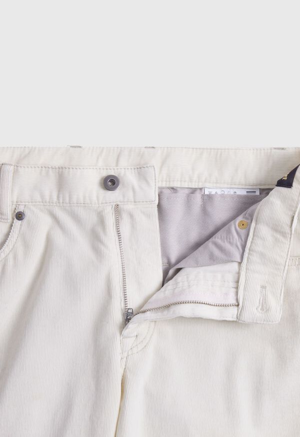 Paul Stuart Classic Five-Pocket Corduroy White | AU_PAUL23821