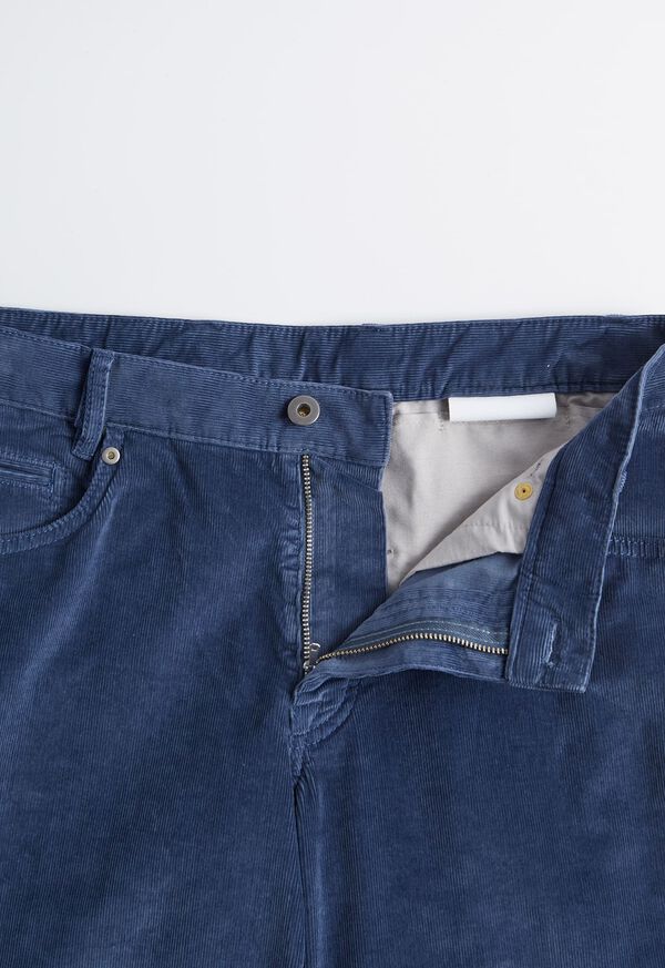 Paul Stuart Classic Five-Pocket Corduroy Blue | AU_PAUL45955