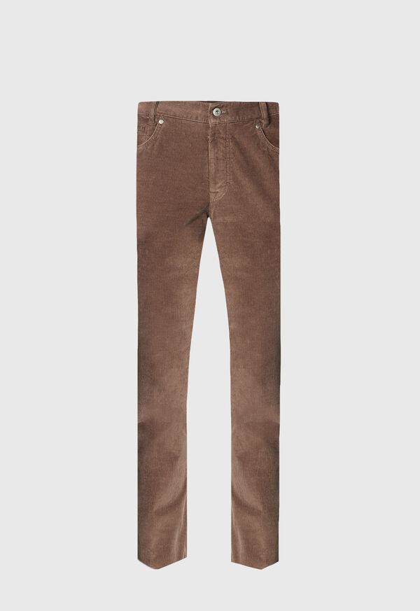 Paul Stuart Classic Five-Pocket Corduroy Brown | AU_PAUL16966