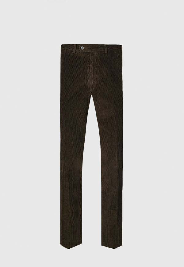 Paul Stuart Cotton Corduroy Newton Dark Brown | AU_PAUL17003