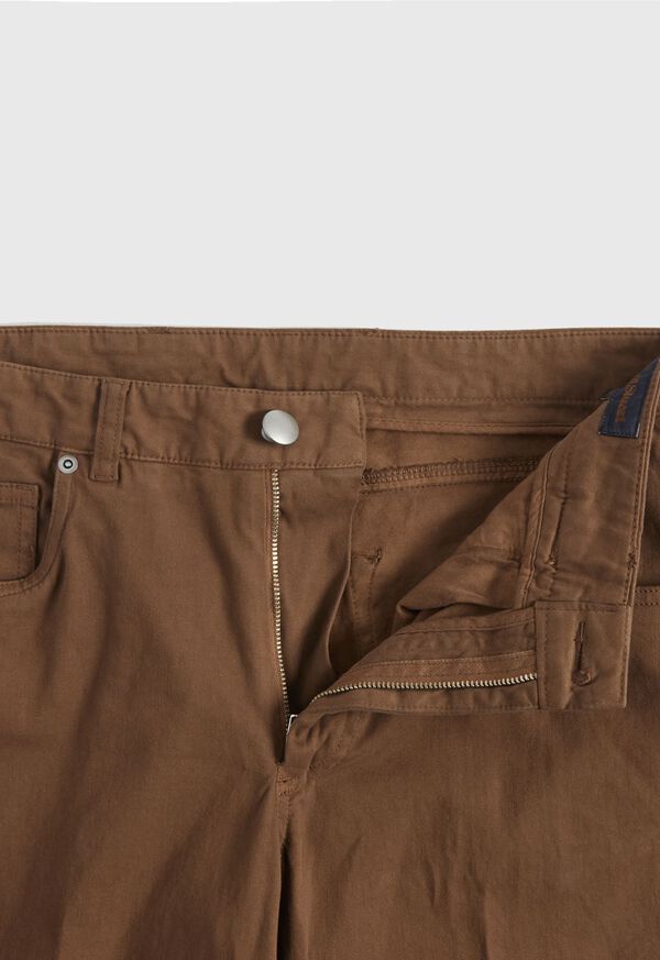 Paul Stuart Cotton Five Pocket Brown | AU_PAUL47711