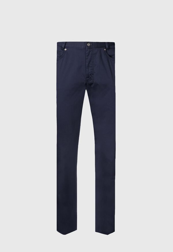 Paul Stuart Cotton Five Pocket Navy | AU_PAUL40824