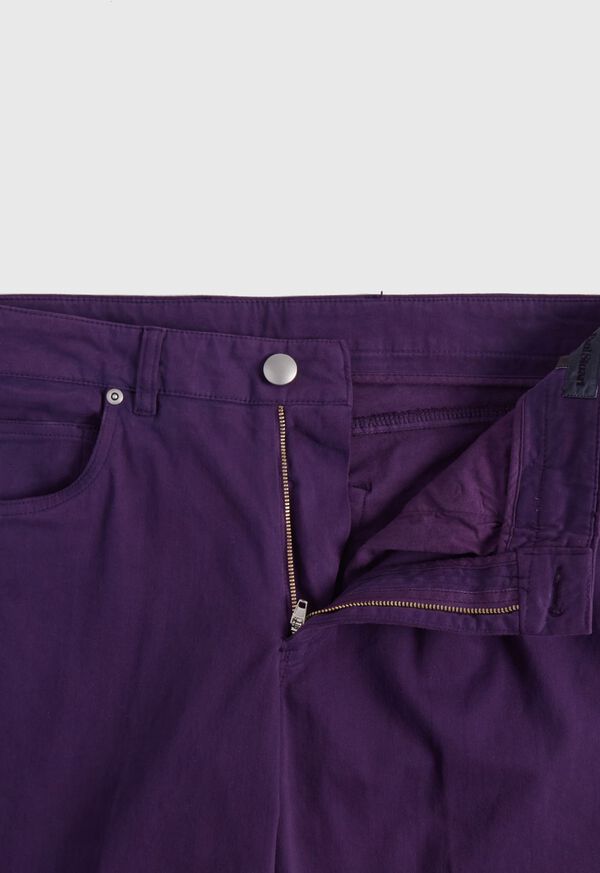 Paul Stuart Cotton Five Pocket Purple | AU_PAUL34588