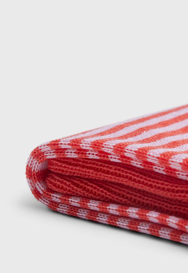 Paul Stuart Cotton Horizontal Stripe Red | AU_PAUL24716