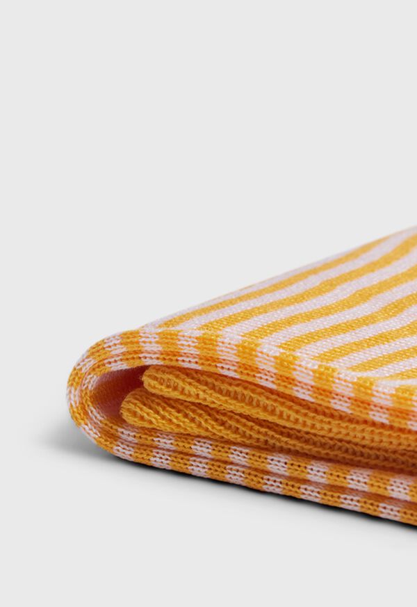 Paul Stuart Cotton Horizontal Stripe Yellow | AU_PAUL99032