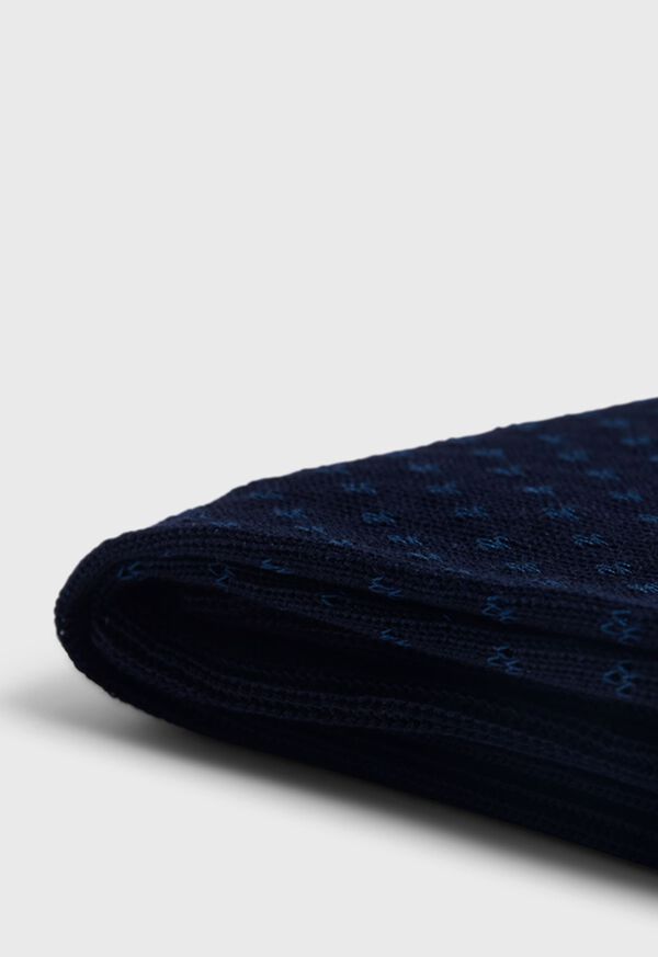 Paul Stuart Cotton Jacquard Navy | AU_PAUL12389