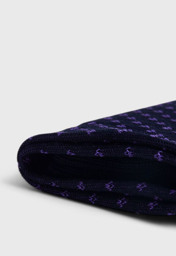 Paul Stuart Cotton Jacquard Purple | AU_PAUL30257