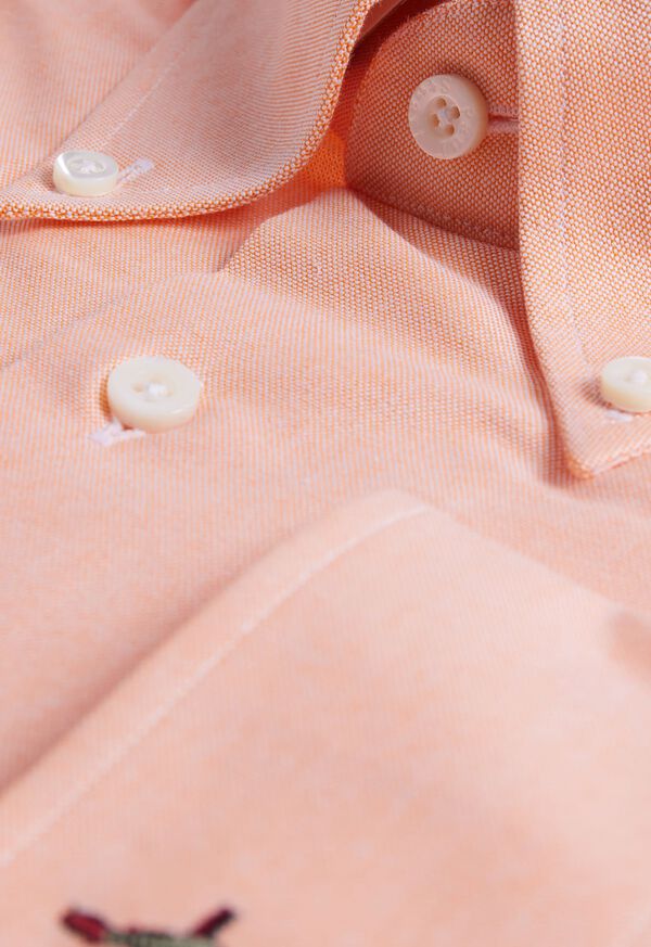 Paul Stuart Cotton Oxford Orange | AU_PAUL51499