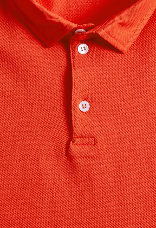 Paul Stuart Cotton Pique Short Sleeve Red | AU_PAUL55909