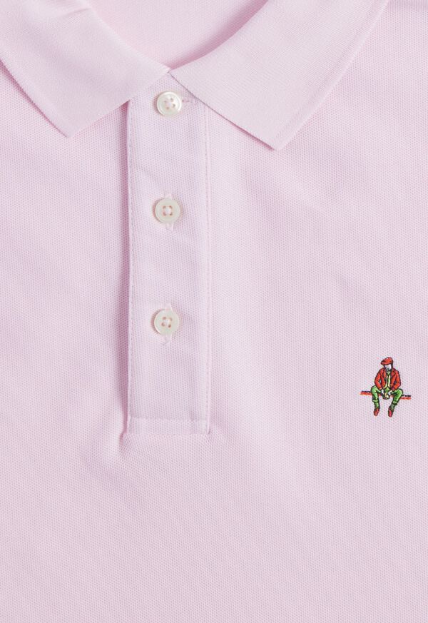 Paul Stuart Cotton Piqué Logo Light Pink | AU_PAUL48265