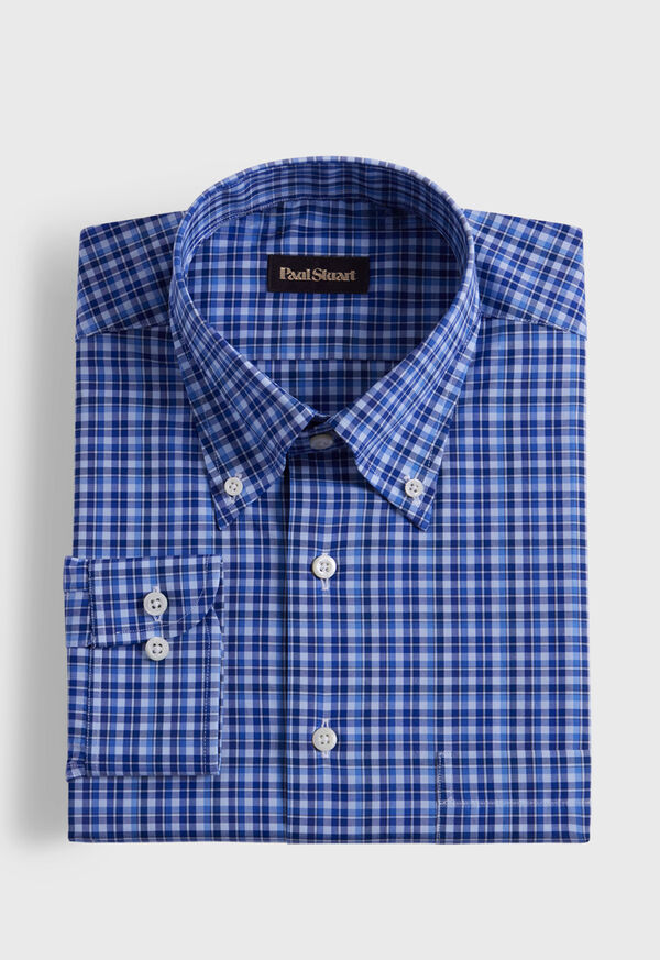 Paul Stuart Cotton Plaid Navy / Blue | AU_PAUL54234