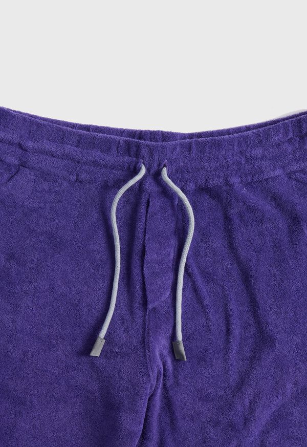 Paul Stuart Cotton Terry Cloth Drawstring Purple | AU_PAUL69129