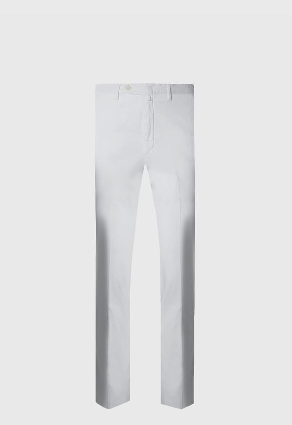 Paul Stuart Cotton & Silk Garment Dyed White | AU_PAUL58512