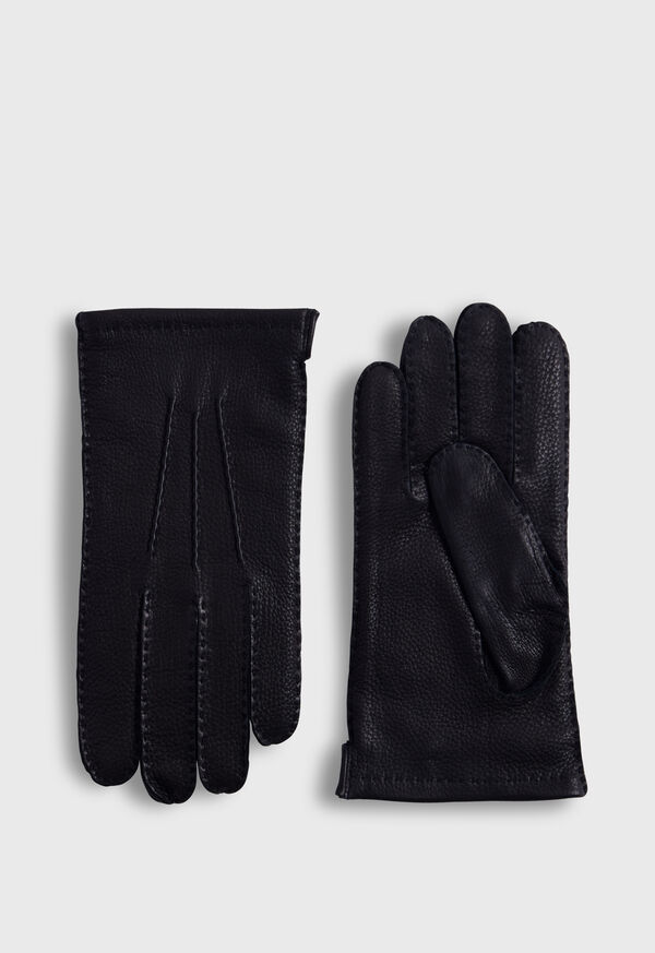 Paul Stuart Deerskin Glove Black | AU_PAUL67284