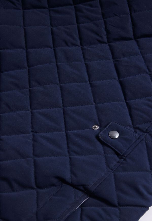 Paul Stuart Diamond Quilted Navy | AU_PAUL12472