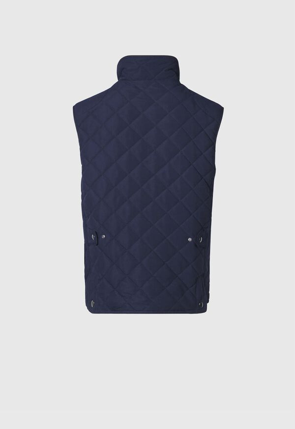 Paul Stuart Diamond Quilted Navy | AU_PAUL12472