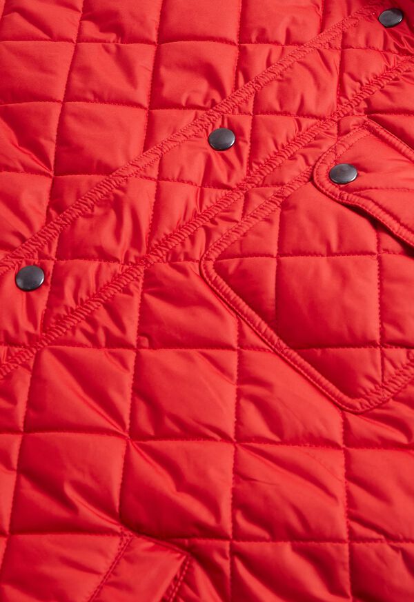 Paul Stuart Diamond Quilted Red | AU_PAUL95526