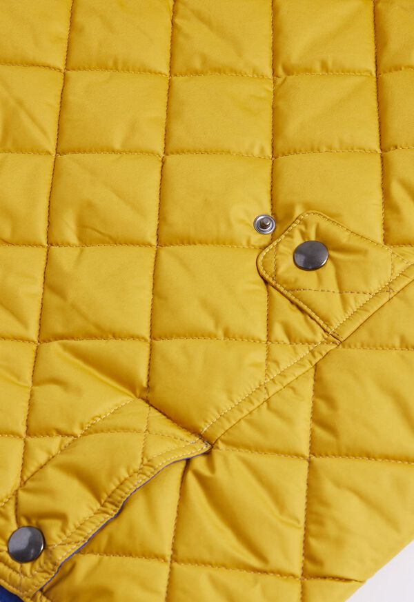 Paul Stuart Diamond Quilted Vest Yellow | AU_PAUL46323