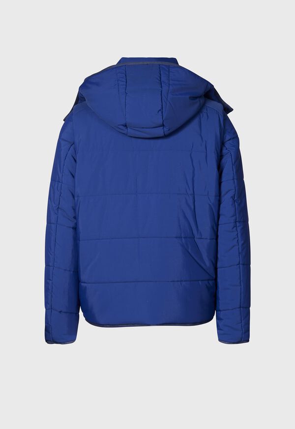 Paul Stuart Down Jacket with Removable Sleeves Royal Blue | AU_PAUL34742