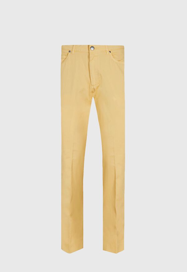 Paul Stuart Five Pocket Gabardine Twill Yellow | AU_PAUL34546