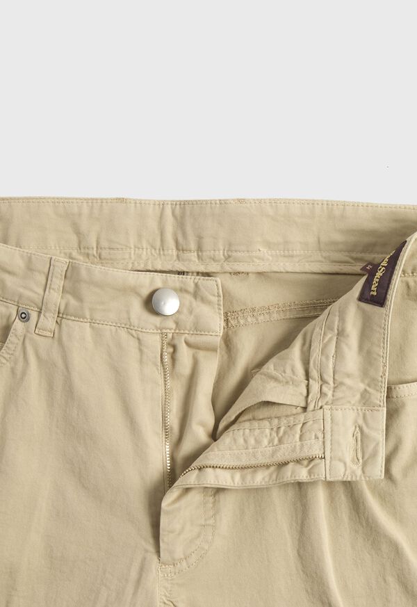 Paul Stuart Five Pocket Gabardine Twill Khaki | AU_PAUL91473