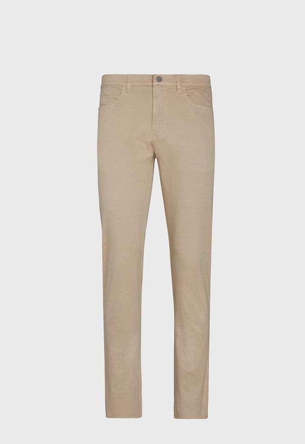 Paul Stuart Five Pocket Pima Cotton Khaki | AU_PAUL59098