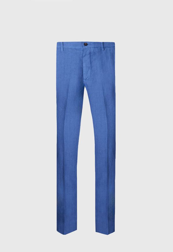 Paul Stuart Garment Washed Linen Blue | AU_PAUL89438