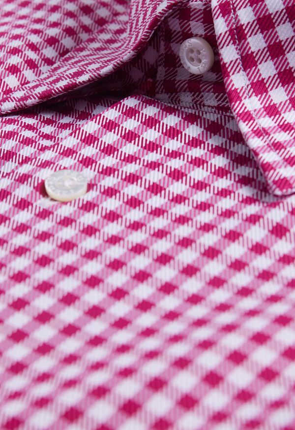 Paul Stuart Gingham Check Twill Pink | AU_PAUL42099