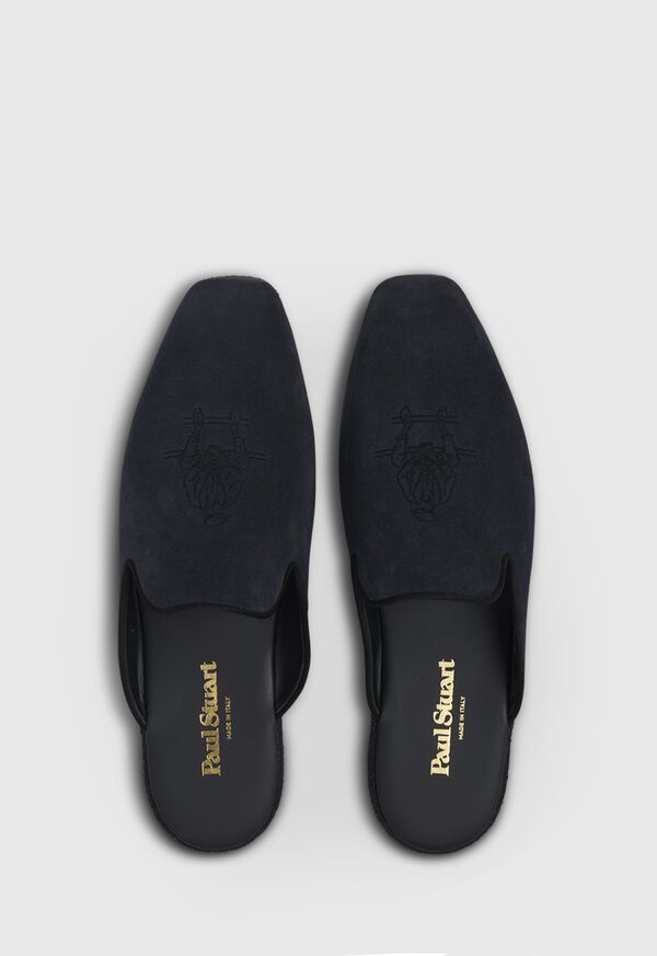 Paul Stuart Hamilton Suede Slip-On Black | AU_PAUL56828