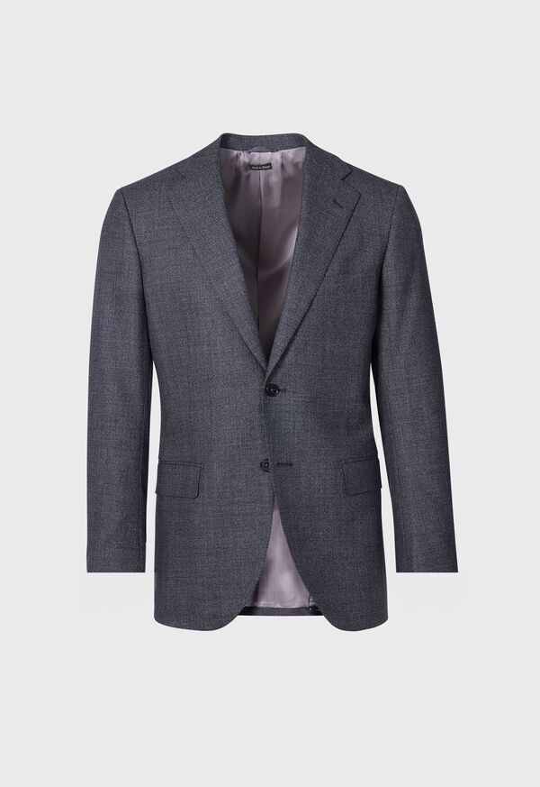 Paul Stuart Heather Nailhead Wool Andrew Suit Grey | AU_PAUL21614