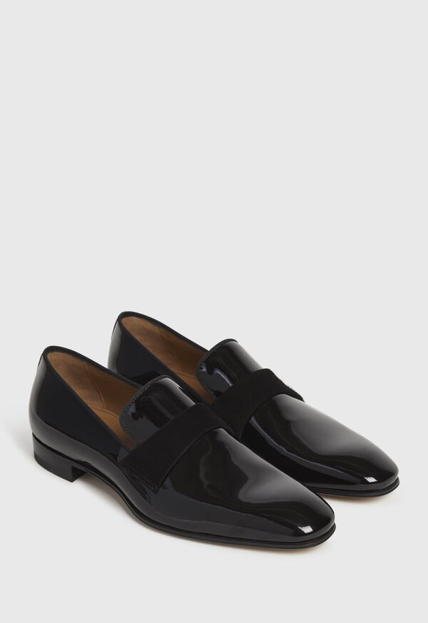 Paul Stuart Heron Patent Leather Formal Slip-On Black | AU_PAUL45244