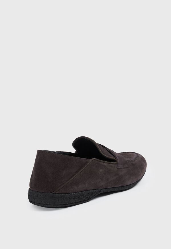 Paul Stuart Home Suede Dark Brown | AU_PAUL26151