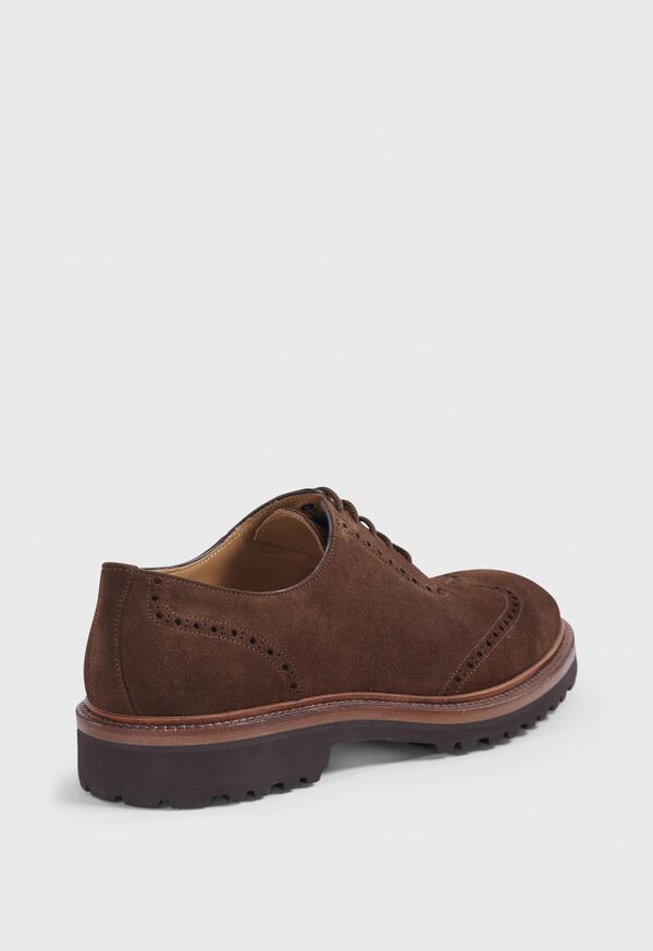 Paul Stuart Homer Suede Wing Tip Brown | AU_PAUL17880