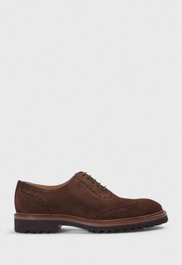 Paul Stuart Homer Suede Wing Tip Brown | AU_PAUL17880