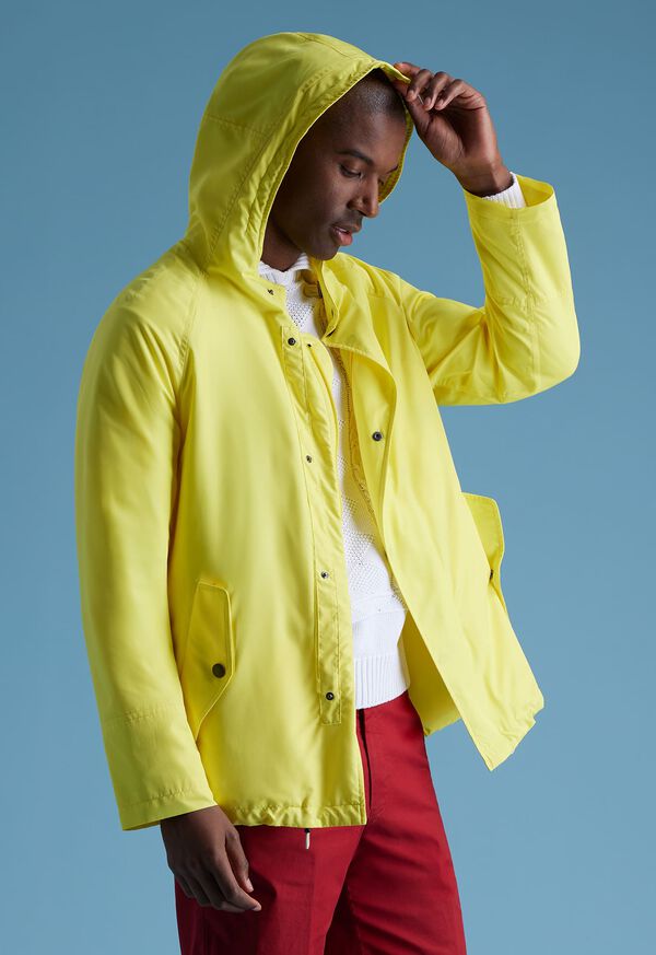 Paul Stuart Hooded Parka Yellow | AU_PAUL72235