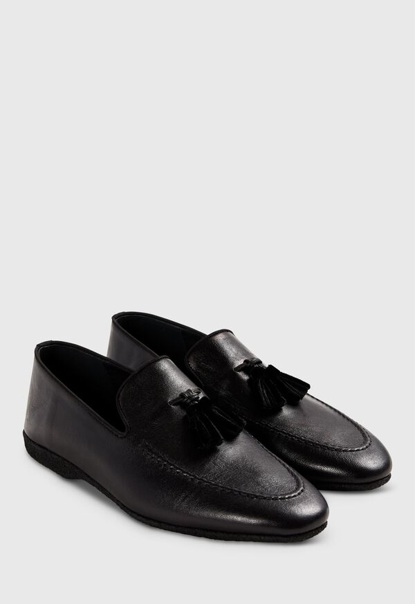 Paul Stuart Hope Leather Slip-On Black | AU_PAUL38739