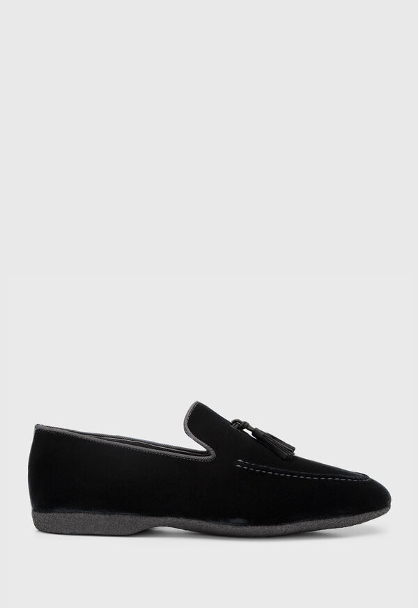 Paul Stuart Hope Velvet Slip-On Black | AU_PAUL93004