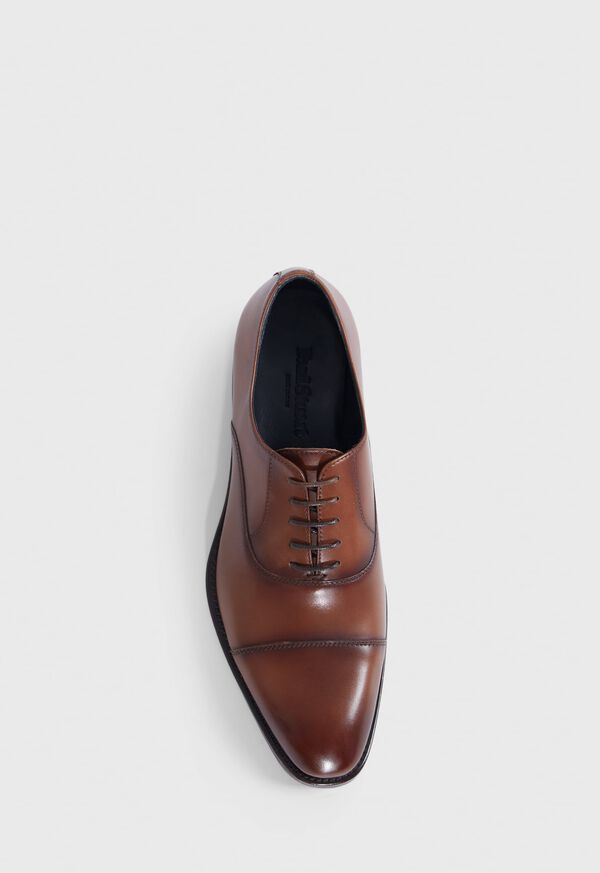 Paul Stuart Houston Leather Cap Toe Brown | AU_PAUL42238