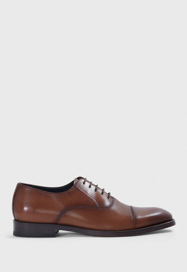 Paul Stuart Houston Leather Cap Toe Brown | AU_PAUL42238