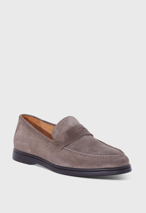 Paul Stuart Hugo Suede Penny Brown | AU_PAUL11488