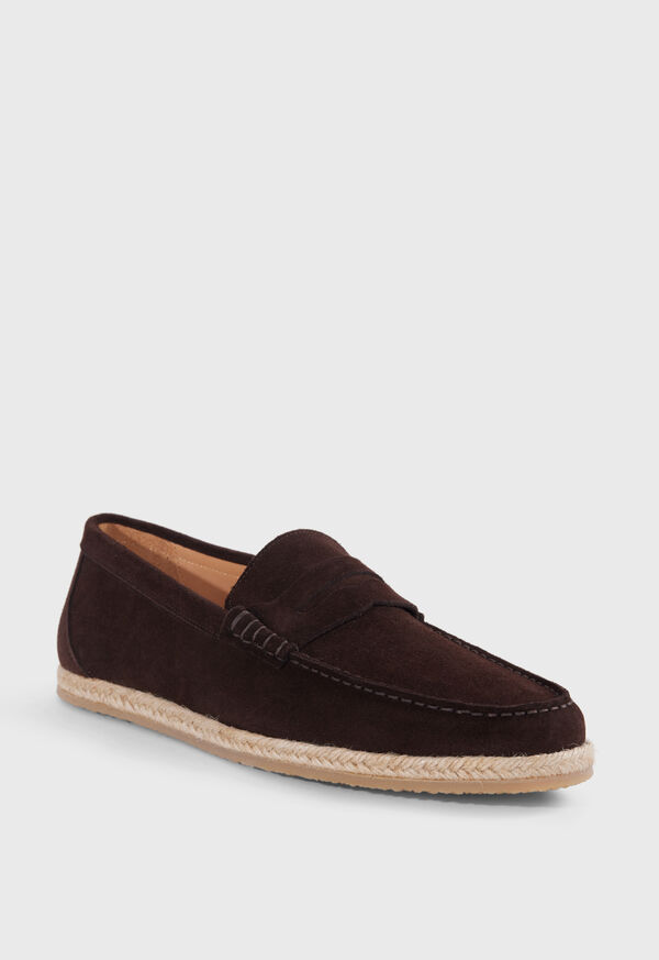 Paul Stuart Huxley Suede Penny Brown | AU_PAUL43599