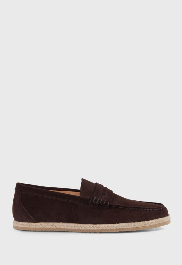 Paul Stuart Huxley Suede Penny Brown | AU_PAUL43599