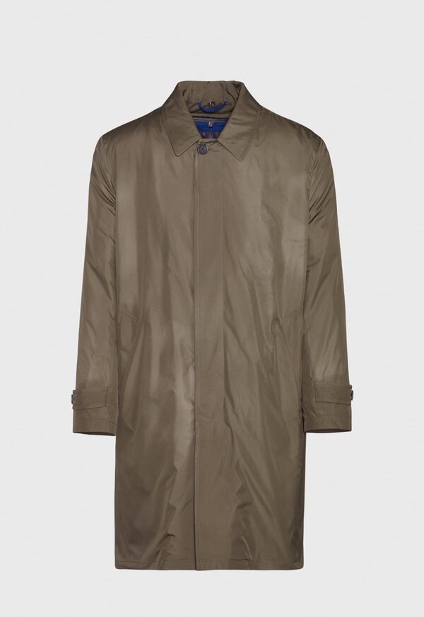 Paul Stuart Lightweight Raincoat Olive | AU_PAUL27063