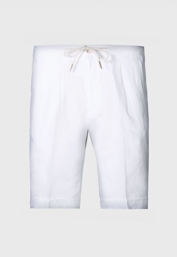 Paul Stuart Linen Drawstring White | AU_PAUL58835