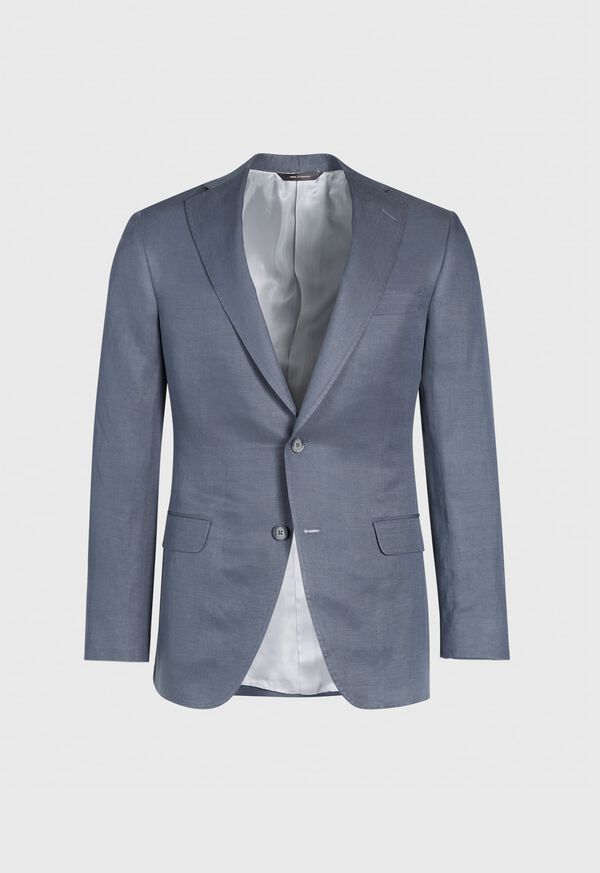 Paul Stuart Linen Silk Solid Paul Suit Grey | AU_PAUL30253