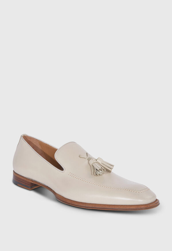 Paul Stuart Major Leather Tassel White | AU_PAUL60843